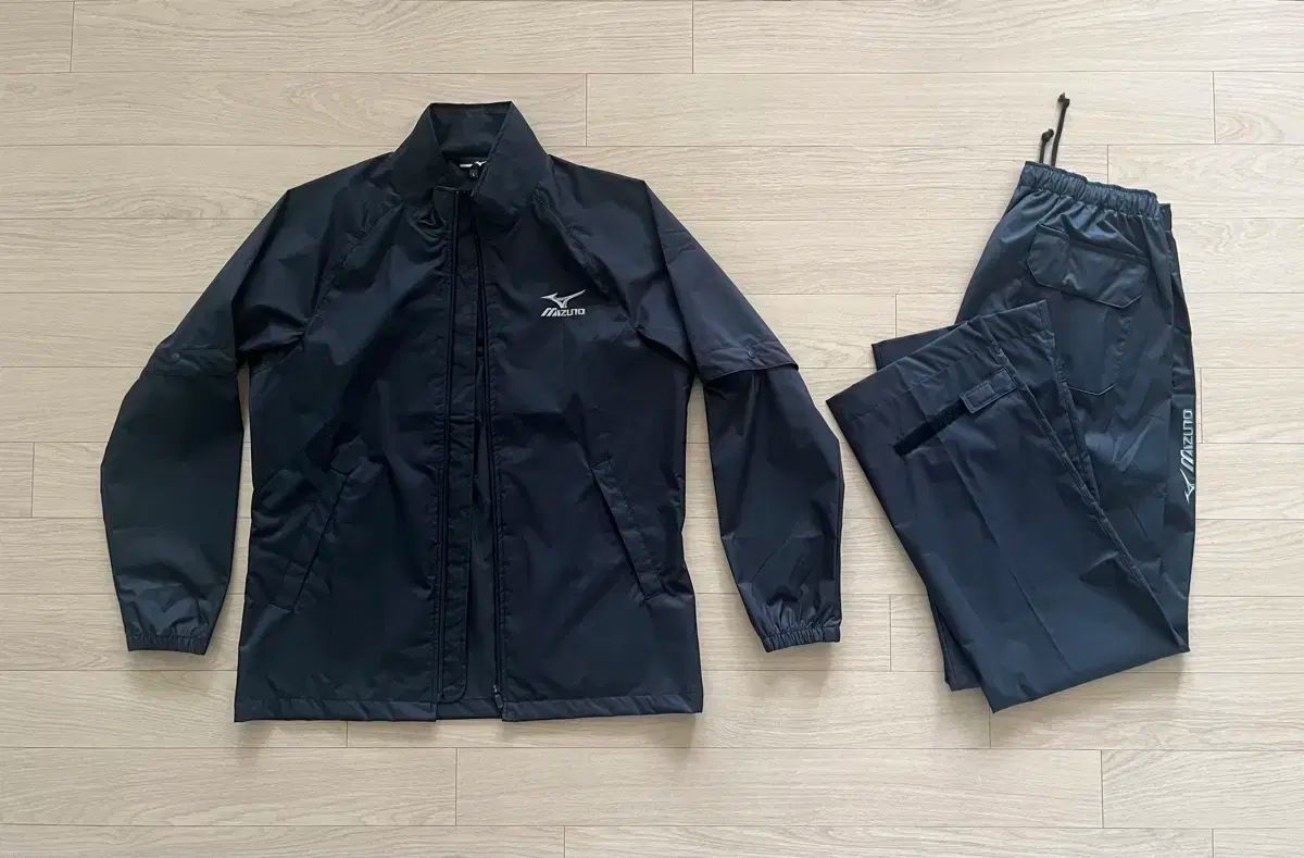 Mizuno ミズノ ゴルフ レインコート レインスーツ セット L