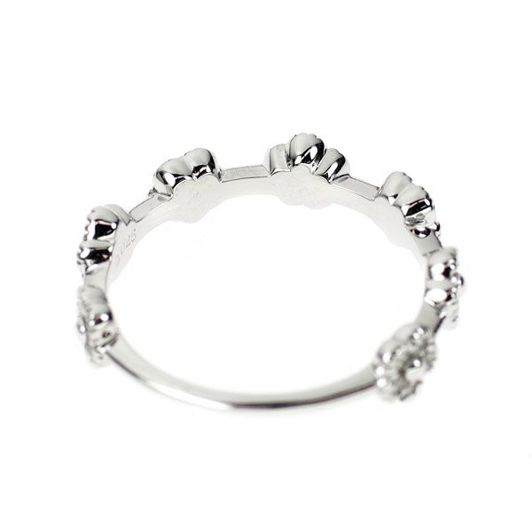 K18WG ルビー ダイヤモンド リング 0.23ct D0.25ct フラワー - メルカリ 