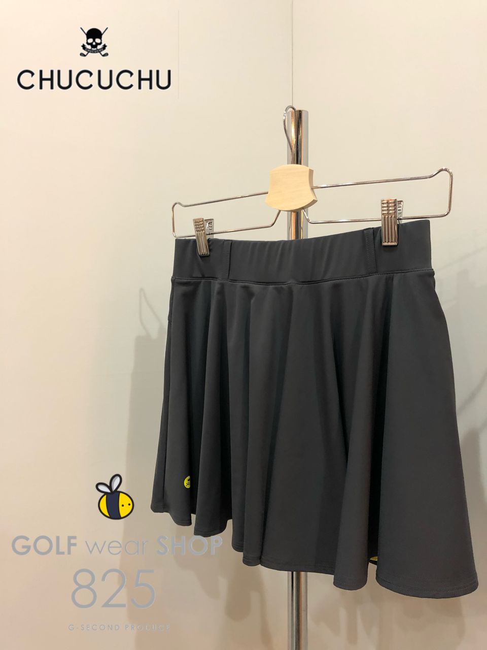 chucuchu チュクチュ 韓国 ゴルフウェア スカート チャコール - メルカリ