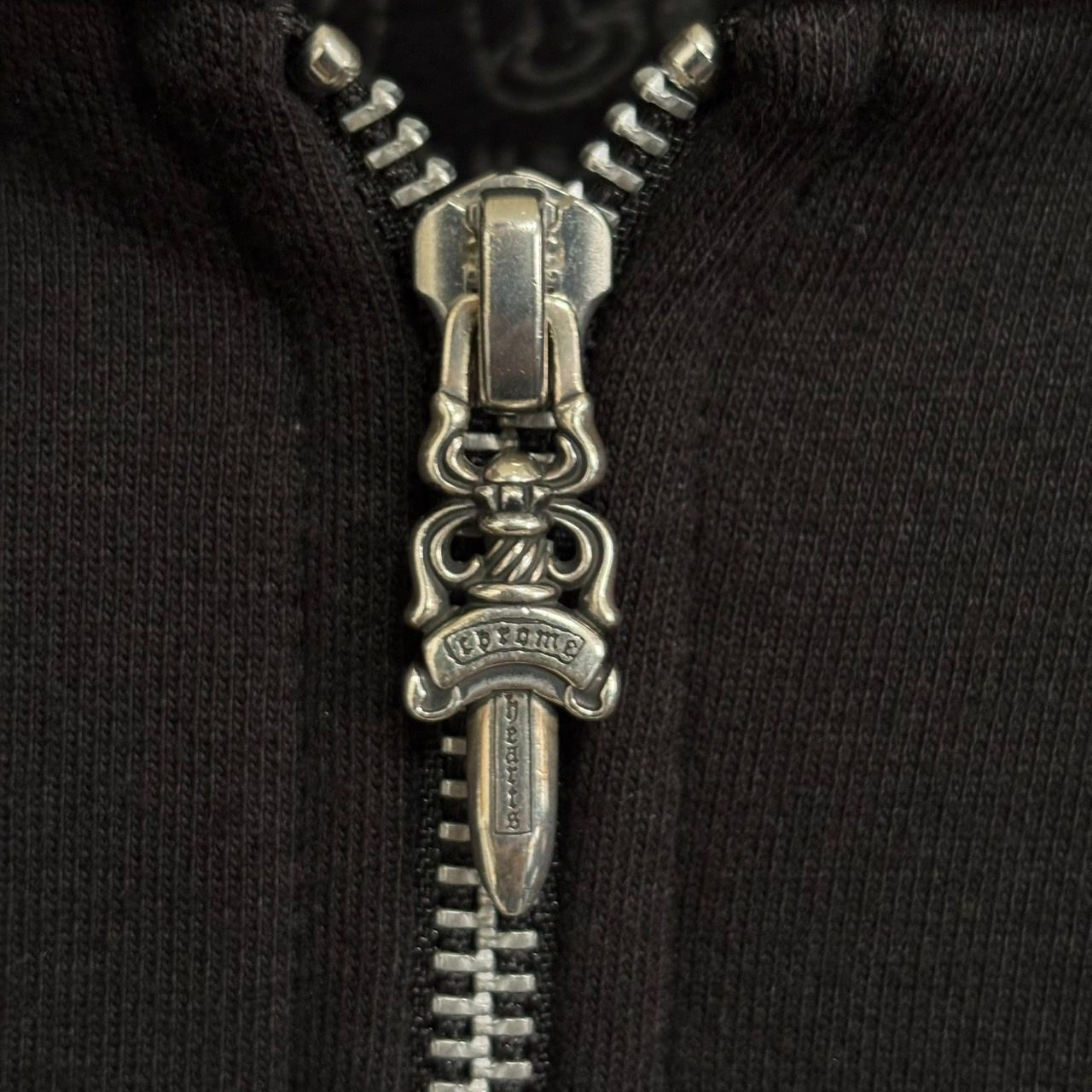 CHROME HEARTS Scroll Label F××k You zip hoodie クロムハーツ