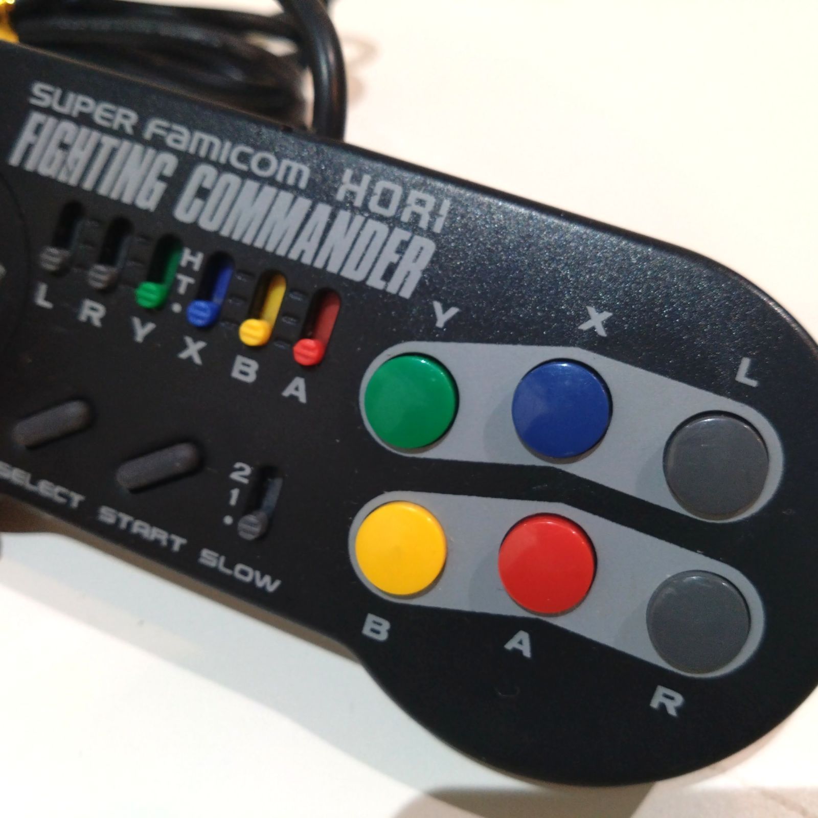 726 ホリ スーパーファミコン ファイティングコマンダー HSJ-14 HORI 