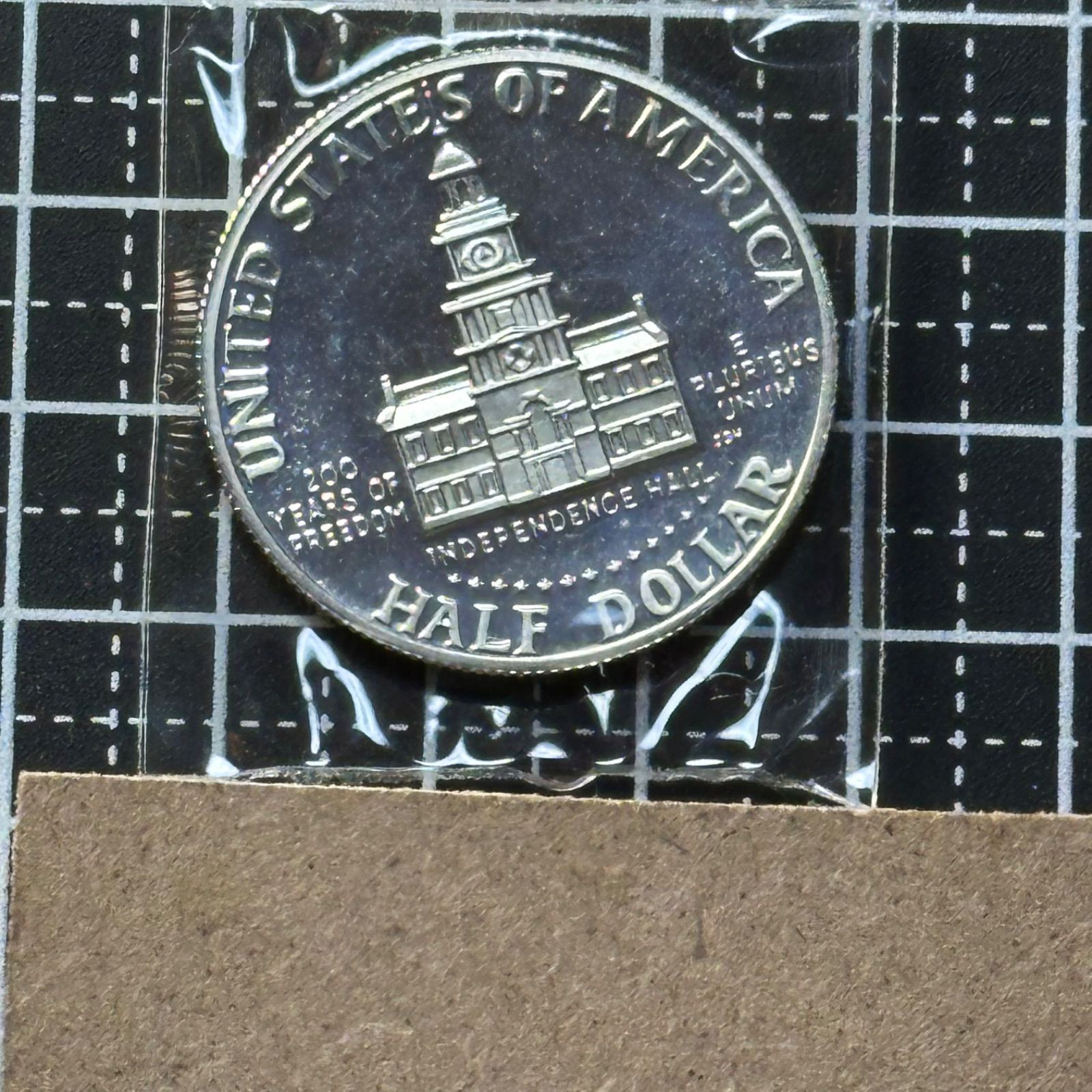 アメリカ 1976年 建国200周年記念 ケネディ ハーフダラー銀貨 本物