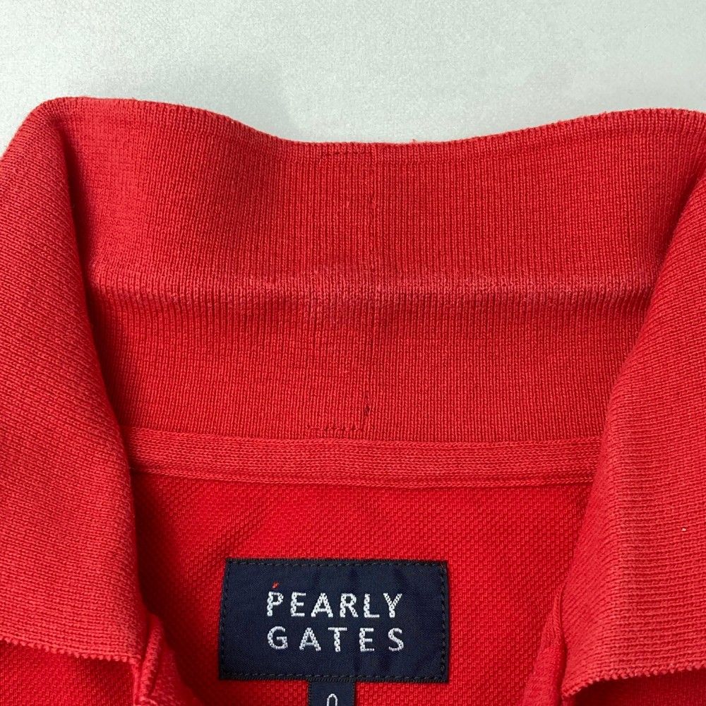 サイズ：0 PEARLY GATES パーリーゲイツ 2023年モデル 半袖ポロシャツ 総柄 レッド系 [240101436052] ゴルフウェア レディース ストスト 楽天市場】PEARLY GATES パーリーゲイツ 2023年モデル 半袖