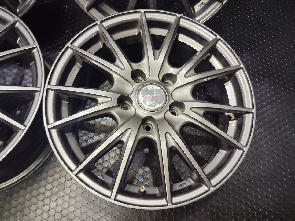 絶対大特恵！ Weds VELVA ウェッズ ヴェルヴァ 社外ホイール 16インチ 4本 6.5J4HPCD114.3 40 アルファード ヴェルファイア等 VHQ102