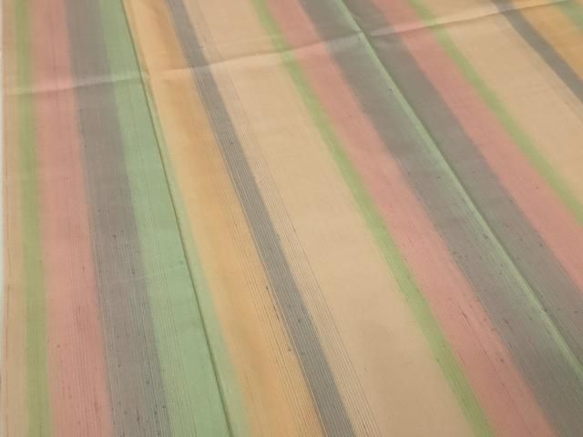 平和屋本店□極上 紅花紬 米沢 間道 逸品 未使用 DZAA4454kh5 - メルカリ 