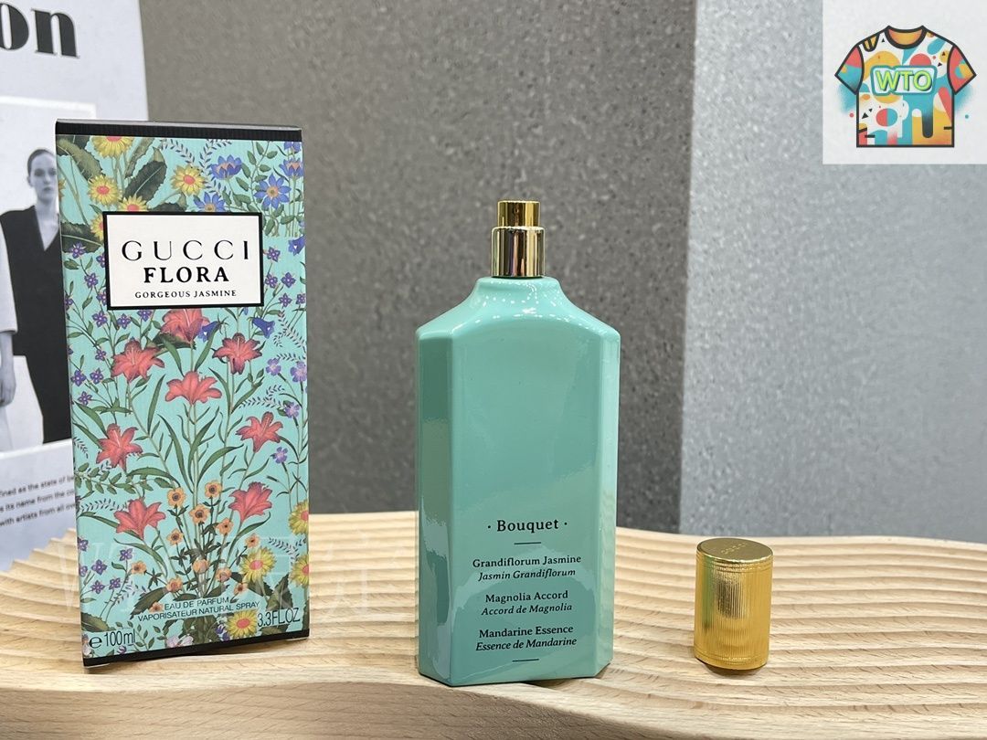 香水(ユニセックス) GUCCI FLORA GORGEOUS JASMINE 100ml Gucci Flora Gorgeous Jasmine, 50ml, eau de parfum in Eau de