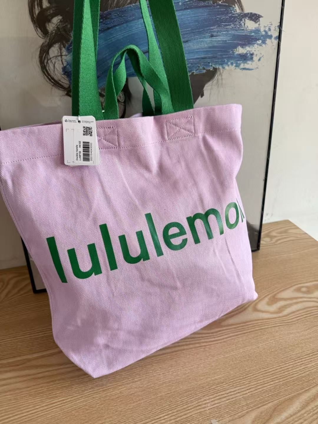 NEW Lululemon Double-Handle Canvas Tote Bag 17L White | eBay