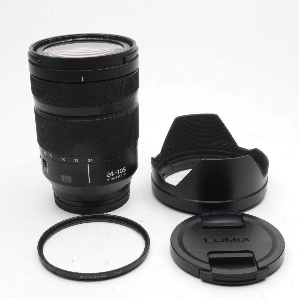 パナソニック Panasonic 標準ズームレンズ フルサイズミラーレス一眼 Lマウントシステム用 ルミックス LUMIX S 24-105mm F4 MACRO O.I.S. ブラック S-R24105
