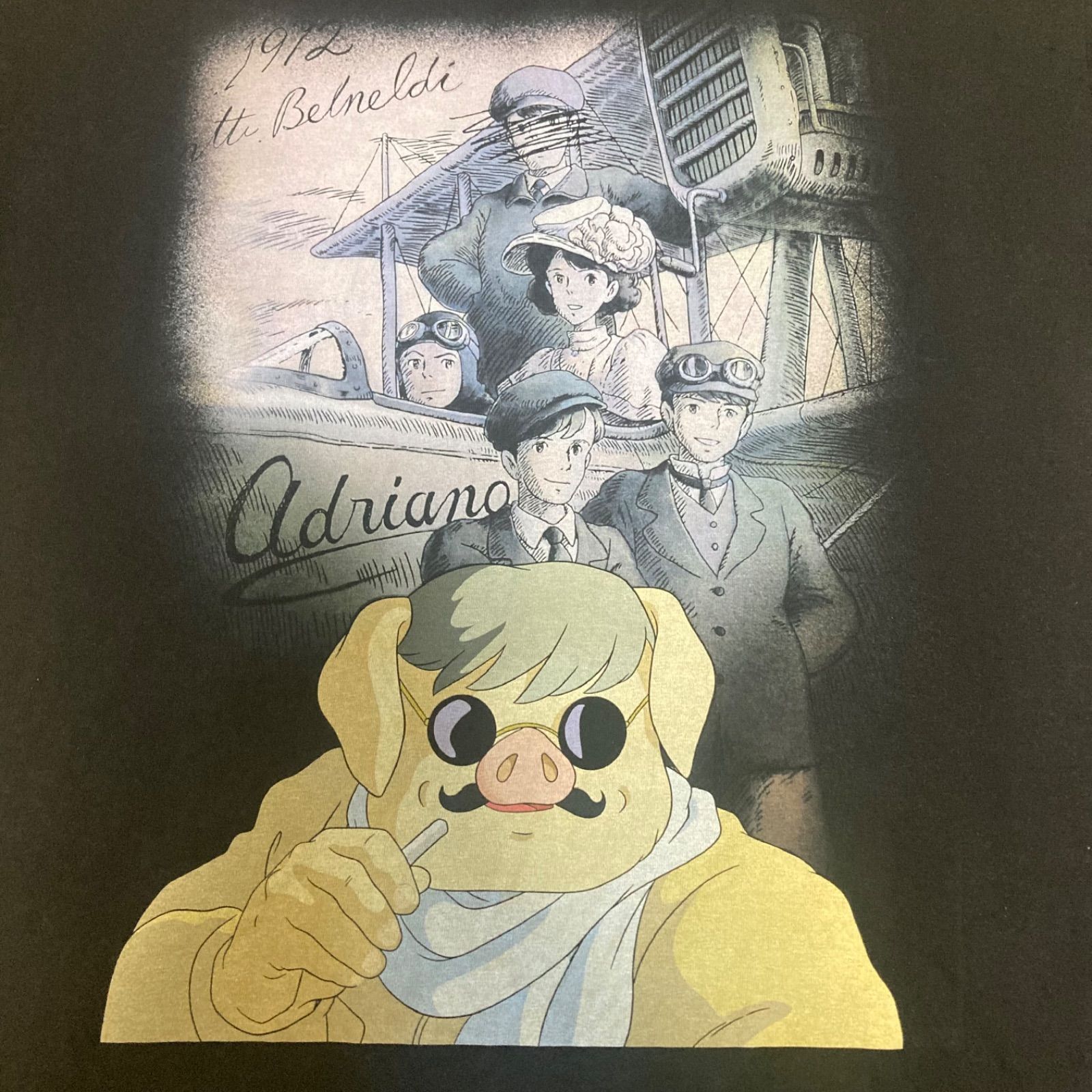 古着 希少 紅の豚 Porco Rosso スタジオジブリ STUDIO GHIBLI T