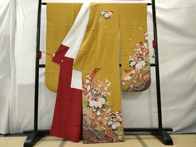 平和屋着物□豪華振袖 吉祥文様 金彩 鈴乃屋扱い 正絹 逸品