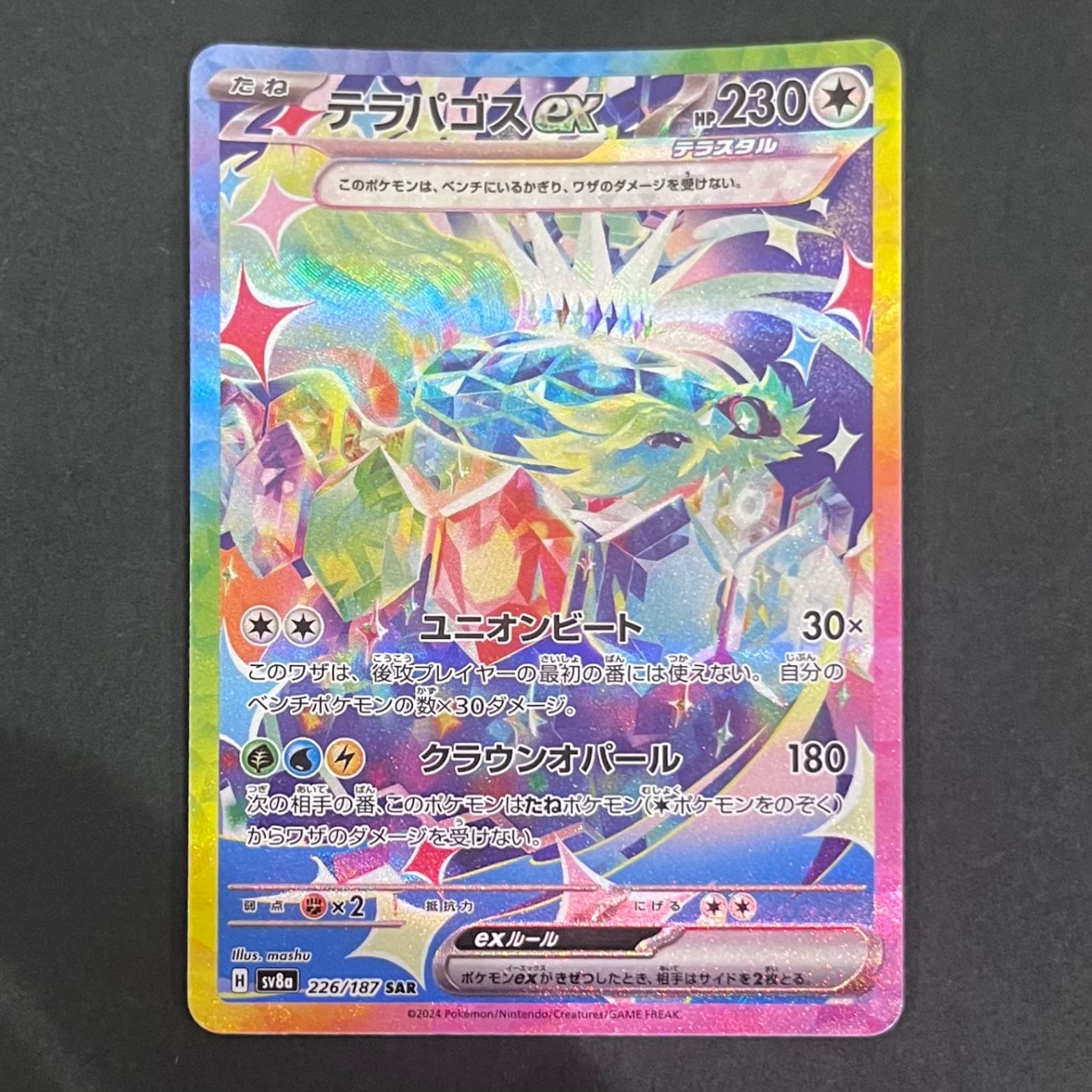 【PSA10】テラパゴスex UR SAR テラスタルフェス 全ての テラパゴスex テラスタルフェス PSA10 SAR UR ポケモン