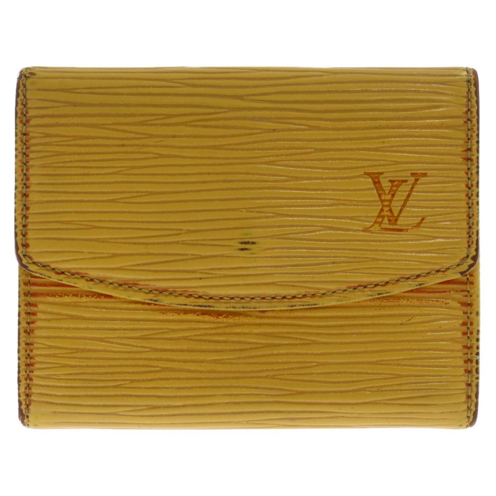 LOUIS VUITTON (ルイヴィトン) ポルトモネサーンプル 二つ折り 財布 コインケース イエロー M63419 MII923