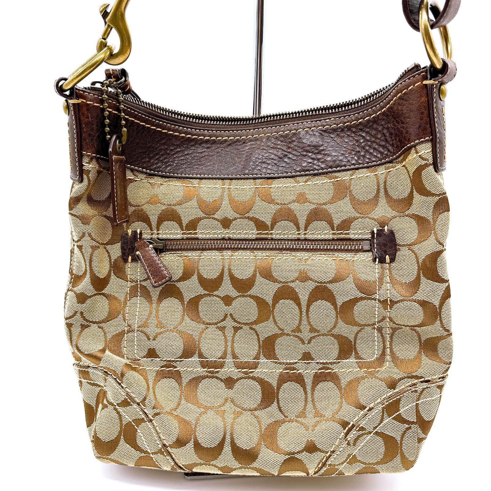 COACH コーチ ショルダーバッグ 10403 ブラウン系 キャンバス