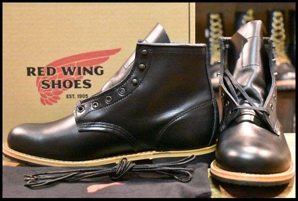 未使用級✨RED WING ショートブーツ 9014 ベックマン ブラック 正規取扱店 RED WINGレッドウィング レッドウイング 9014