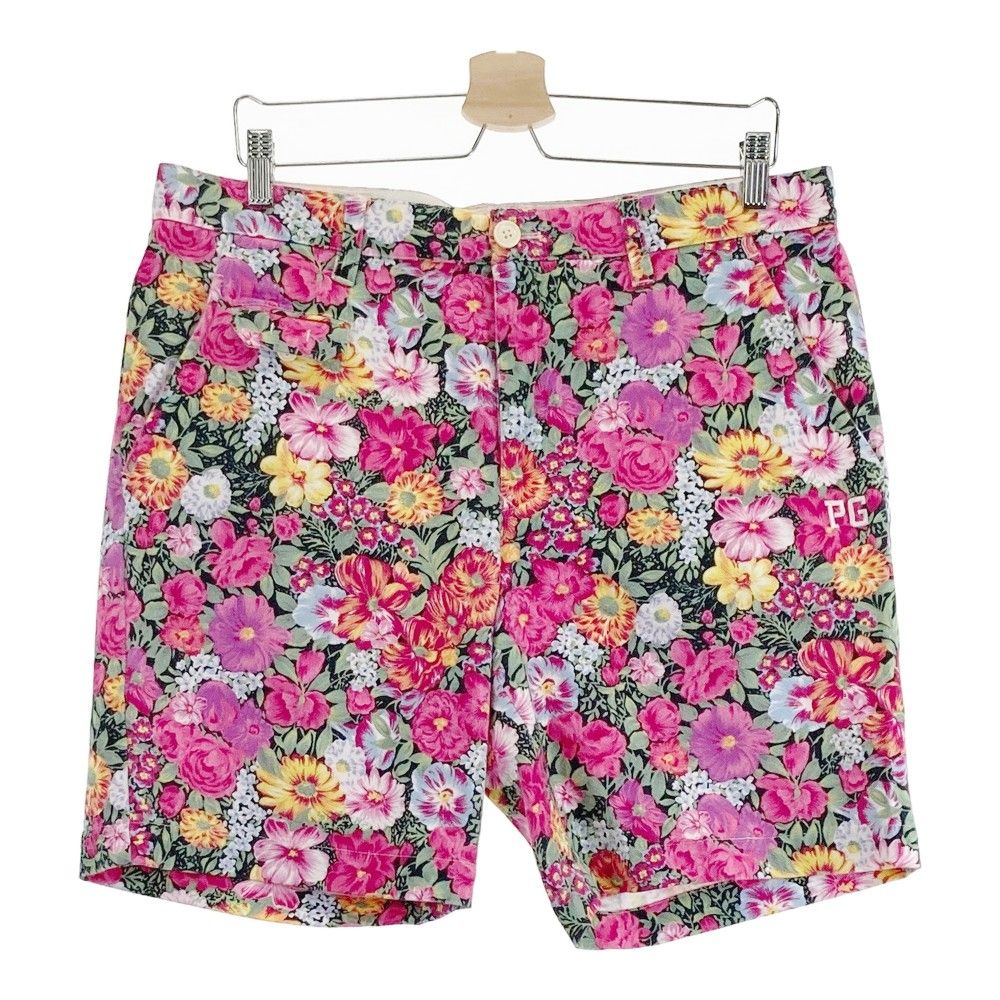 サイズ：6 PEARLY GATES パーリーゲイツ ハーフパンツ 花柄 ピンク系