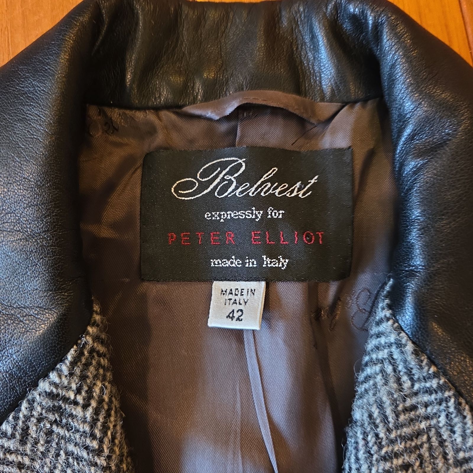 Belvest/ベルベスト】ウールテーラードジャケット|サイズ42 Belvest/ベルベスト】ウールテーラードジャケット|サイズ42