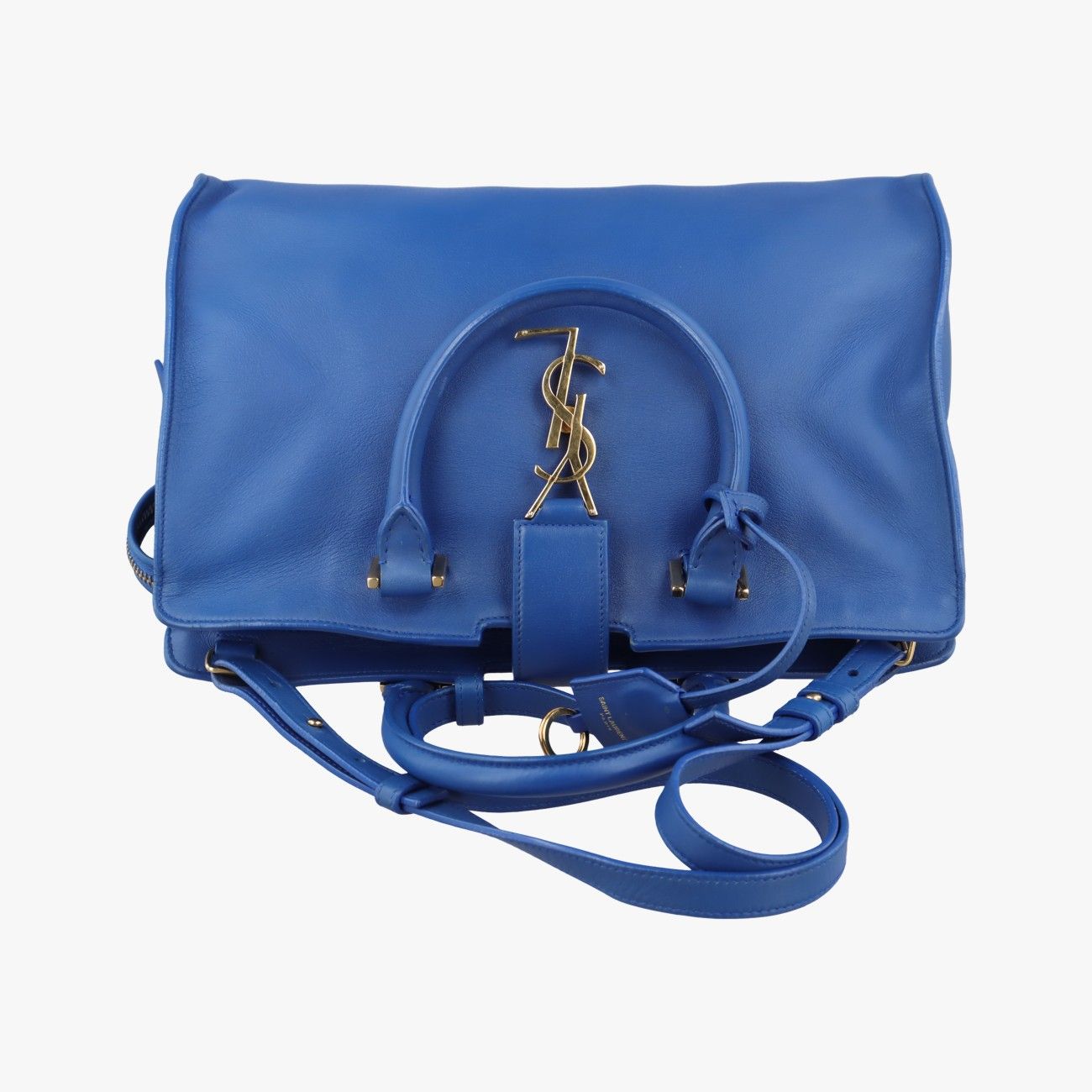 イヴサンローランYves Saint Laurentベイビーカバス ブルー レザー 394461 GNR394461.0215 NICORILABO_COM