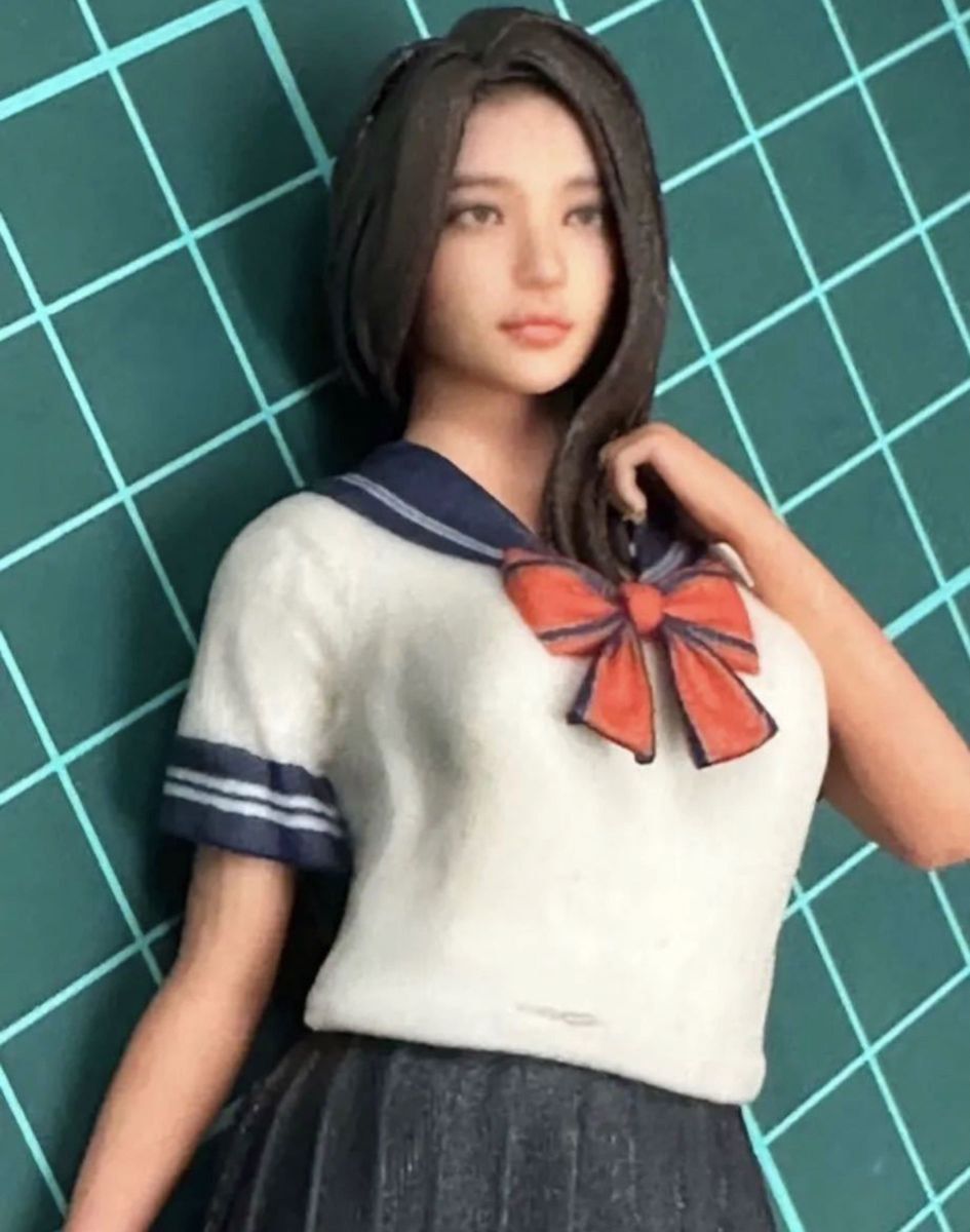 1/35 JK フィギュア2体　完成品　　1/64より大　ミニチュアイメージ 1/72 1/35 Qu-JK フィギュア2体 完成品 3D 1/64より大小 - メルカリ