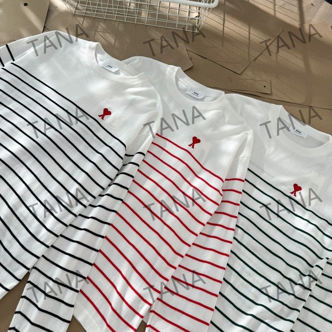 人気 美品 Amiparis アミパリス ニットセーター Paris 2024早秋新作 