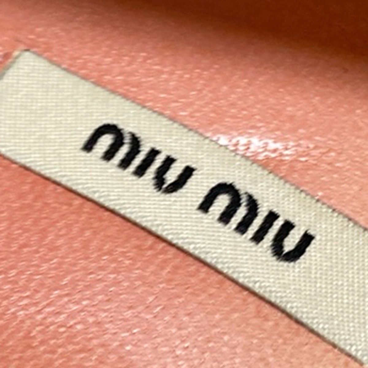 ミュウミュウ ウェッジソールサンダル ピンク 【公式通販】