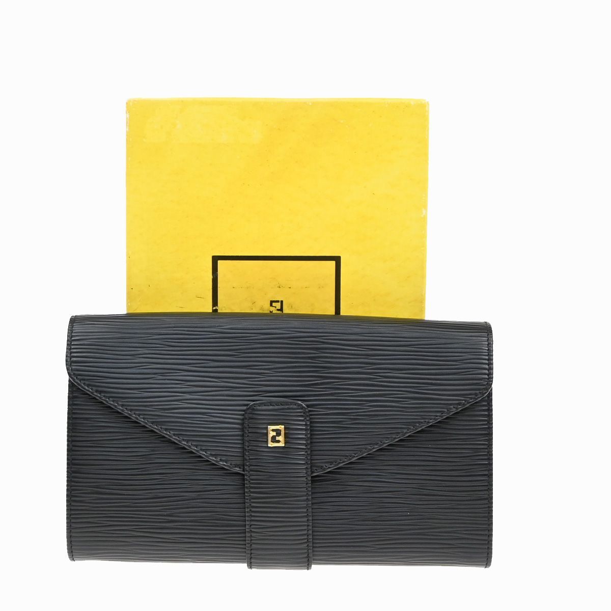 極美品　箱付き　FENDI フェンディ　長財布　レザー　ロゴグラム　ブラック 2025年最新】Fendi メンズ 長財布の人気アイテム - メルカリ