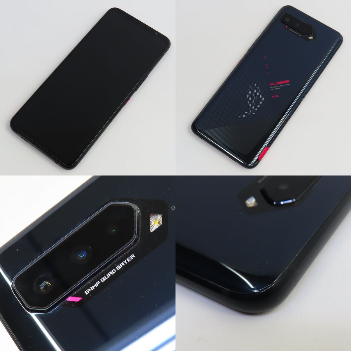 ROG Phone5 ブラック 256GB SIMフリー ROG PHONE5 ジャンク ROG Phone