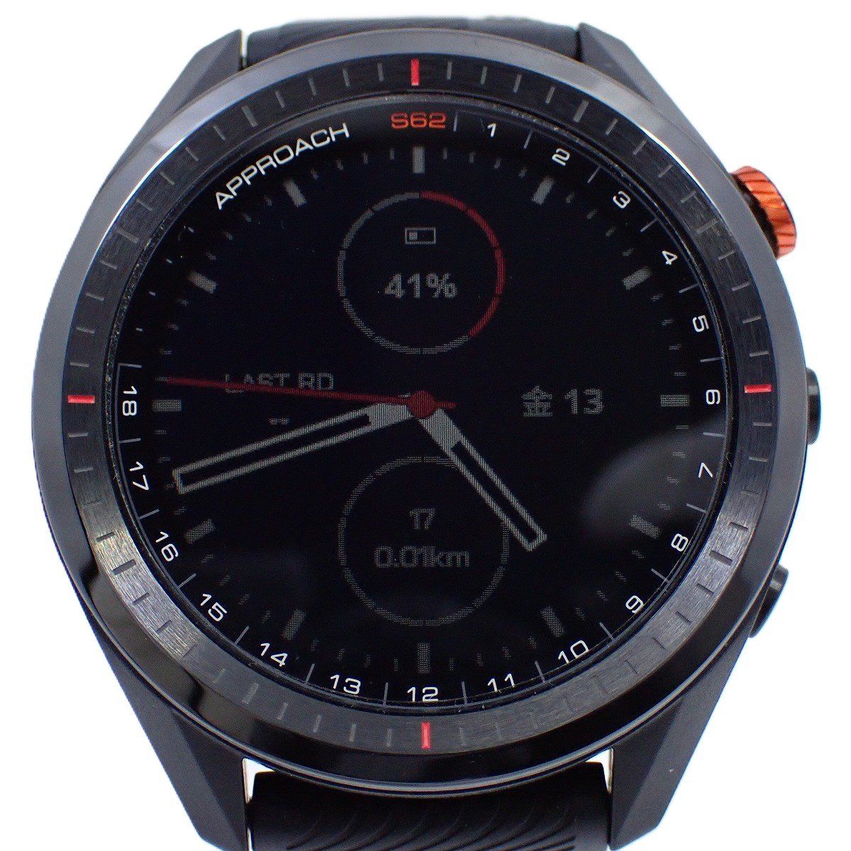 GARMIN ガーミン Approach S62 ゴルフナビ スマートウォッチ メンズ 腕時計 ブラック 純正シリコンバンド いおき質店