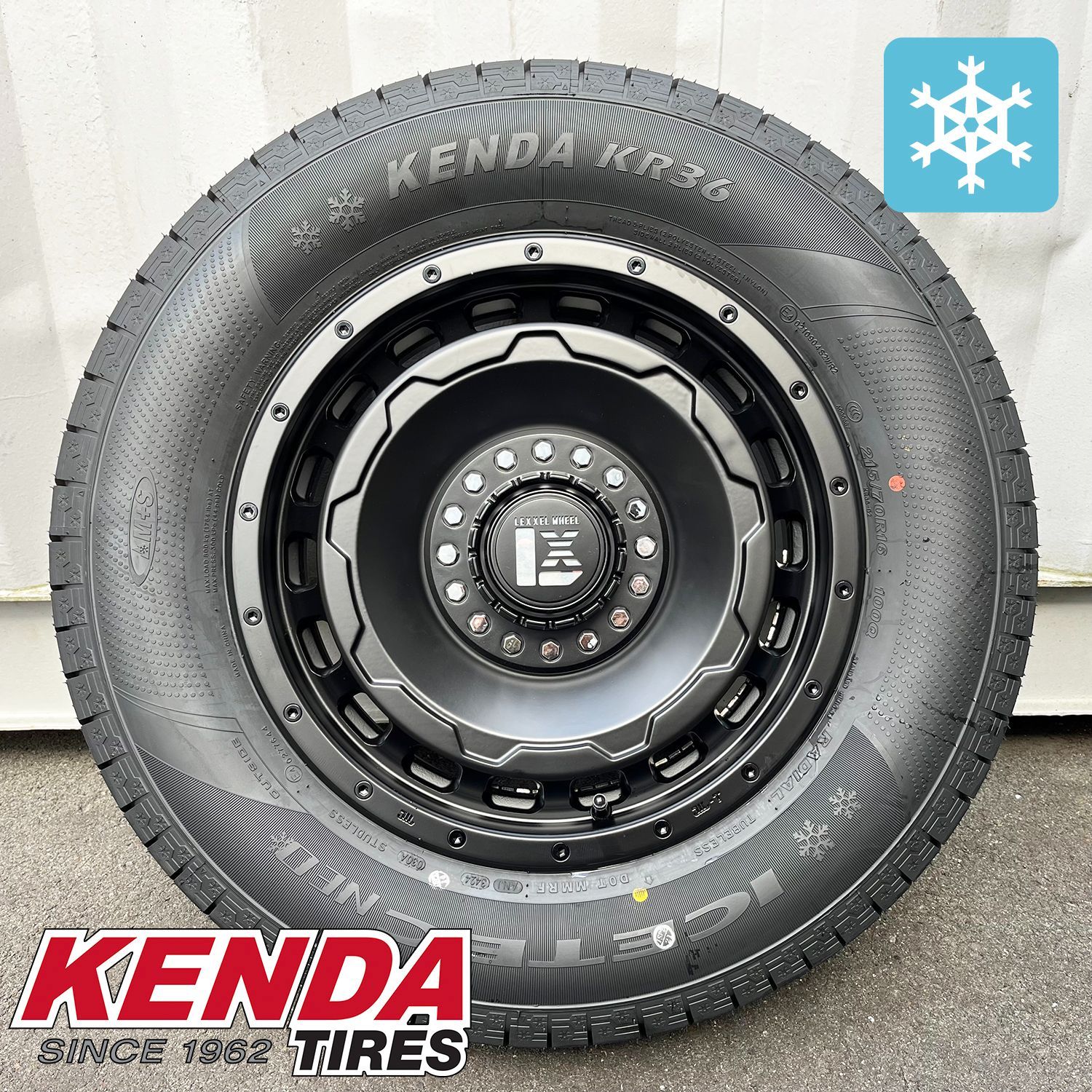 取付ナットセット 新品 スタッドレス 16インチ【スズキ】ジムニー シエラ JB74W KENDA KR36 175/80R16 215/70R16 215/65R16 新品 スタッドレスホイール 4本 １台分