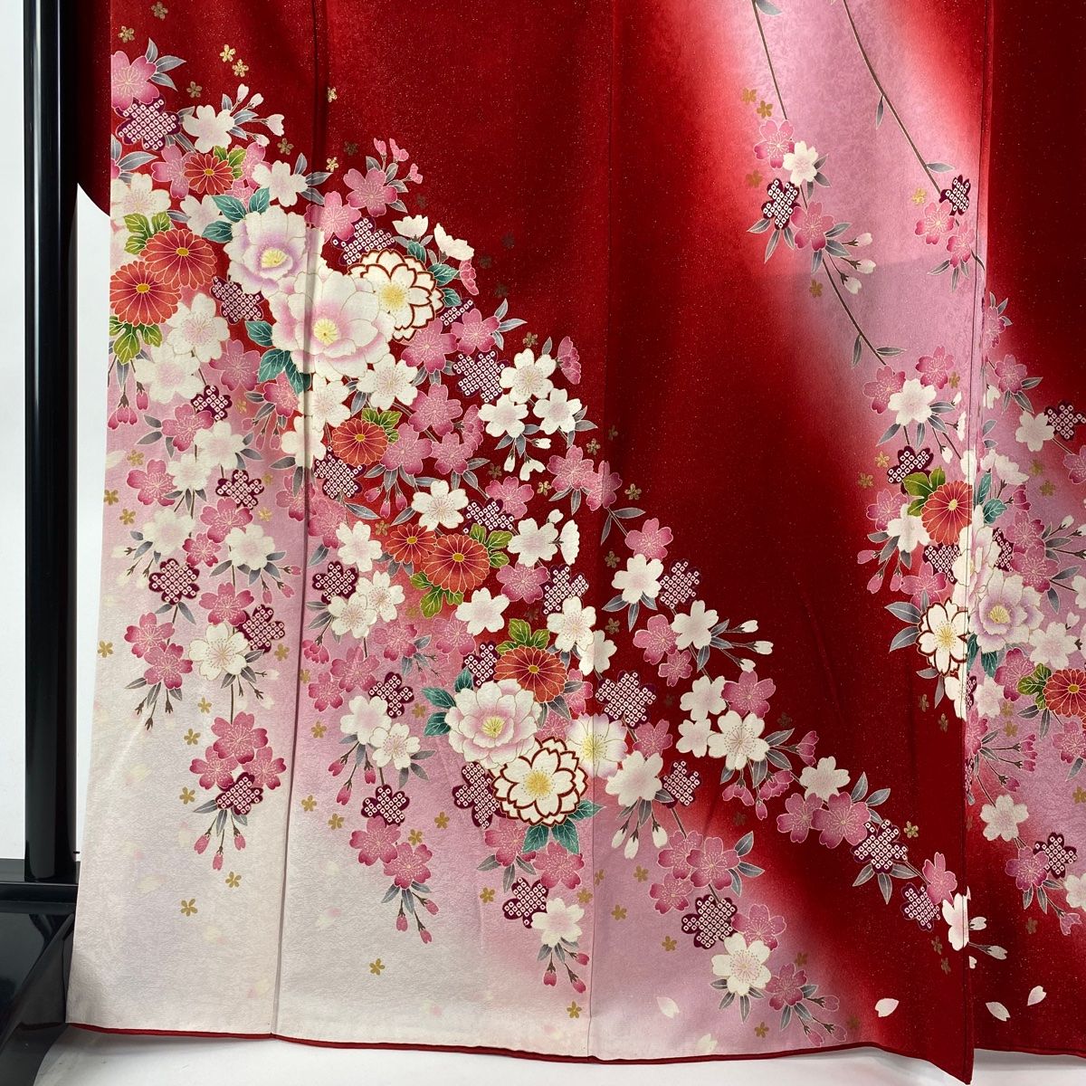 振袖 振袖 身丈175cm 裄丈68.5cm 正絹 秀品 身丈166cm 裄丈68cm