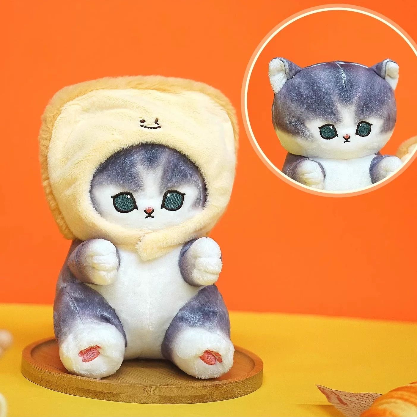 22cm 台湾限定 モフサンド mofusand ぬいぐるみ ポテト たい焼き