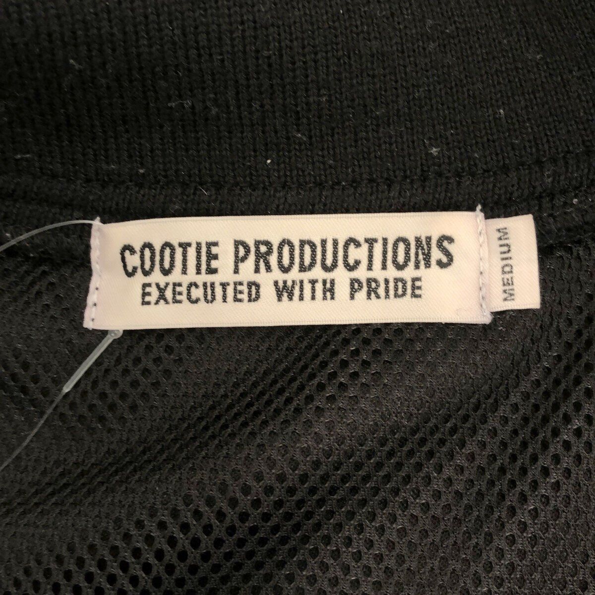 COOTIE クーティ 22AW Polyester Velour Half Zip L/S Tee 