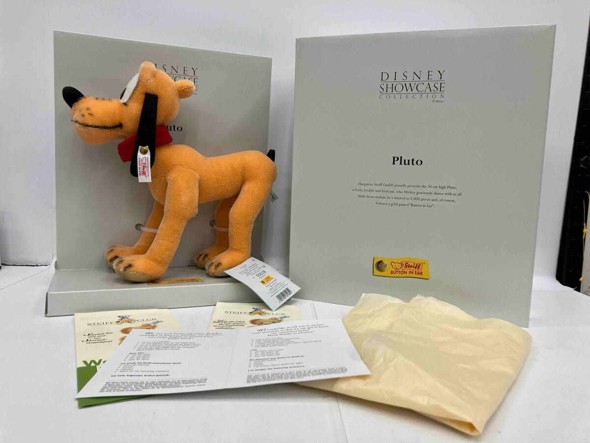 Steiff　プルート　オーナメント　Disney STEIFF Disney PLUTO Ornament Plush Animal Limited Edition w