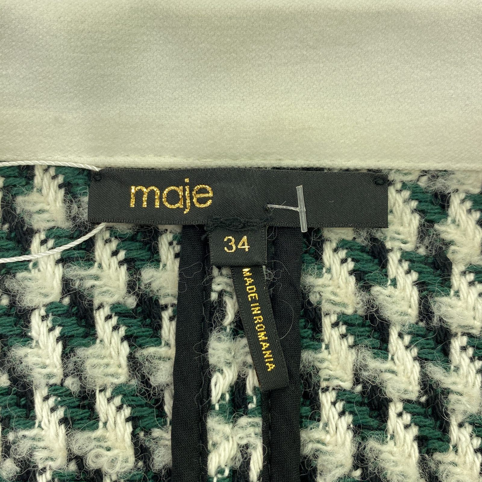 マージュ maje ワンピース ツイードワンピース コットン