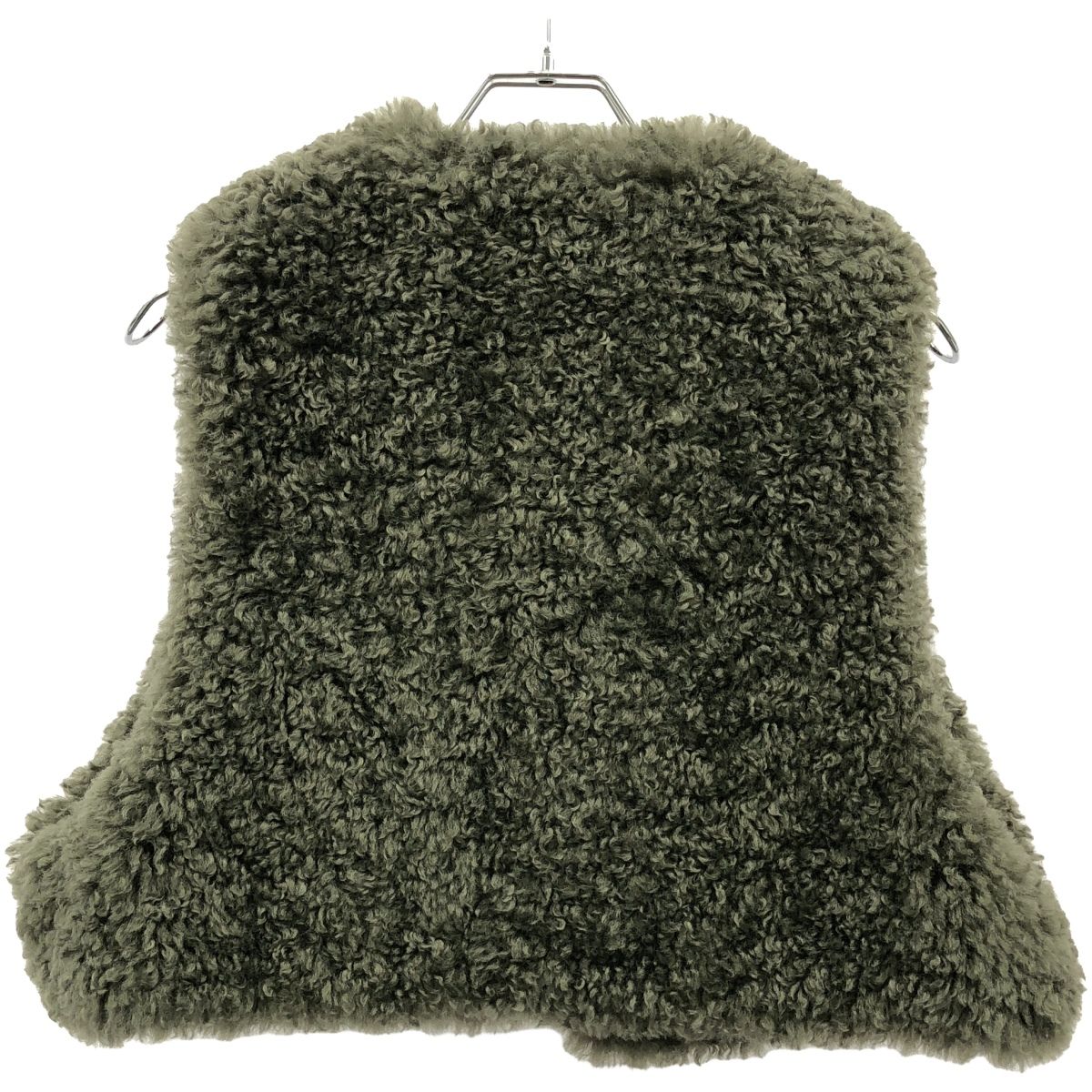 HYKE ハイク 24AW FAUX SHERLING CROPPED VEST ファーシャーリング 