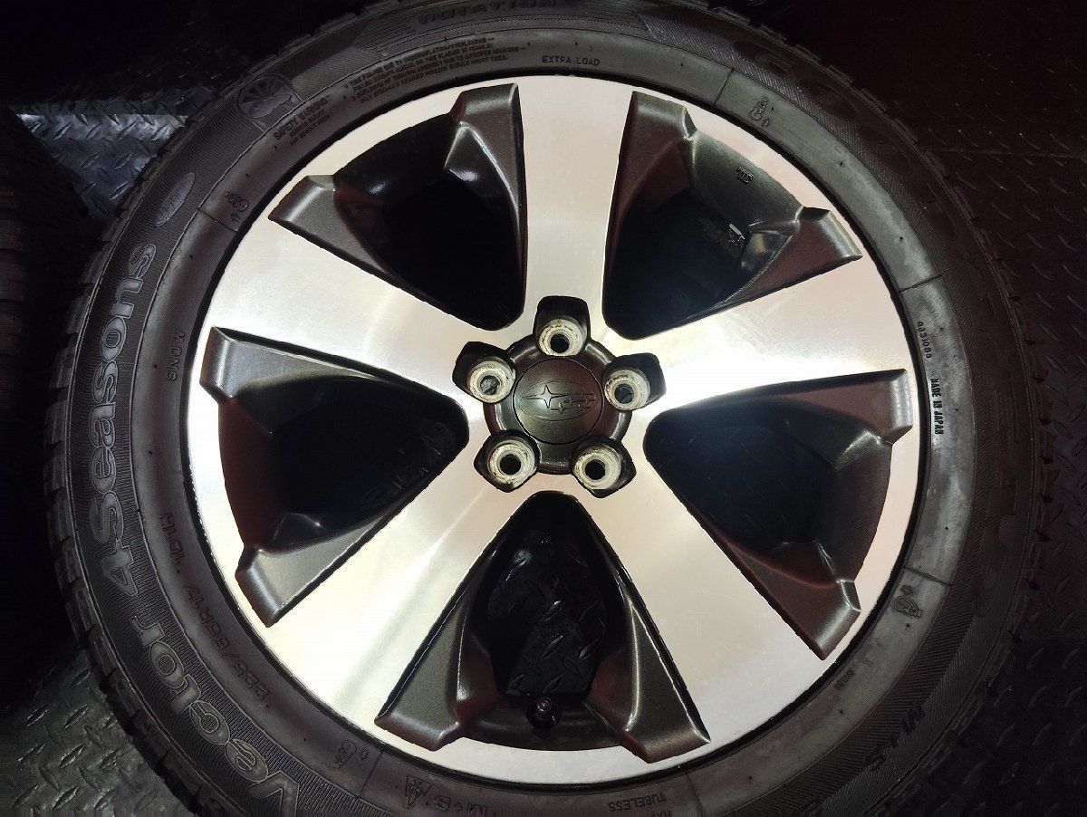 未走行に近い【GY Vector 4Seasons 225/55R17】夏タイヤ オール