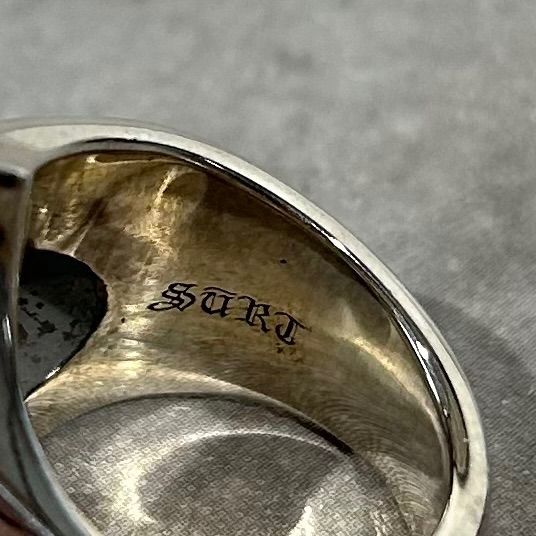 magical Design リング　marked シルバー　950×18K Magical Design×TRACK --DIGNITY SKULL RING-
