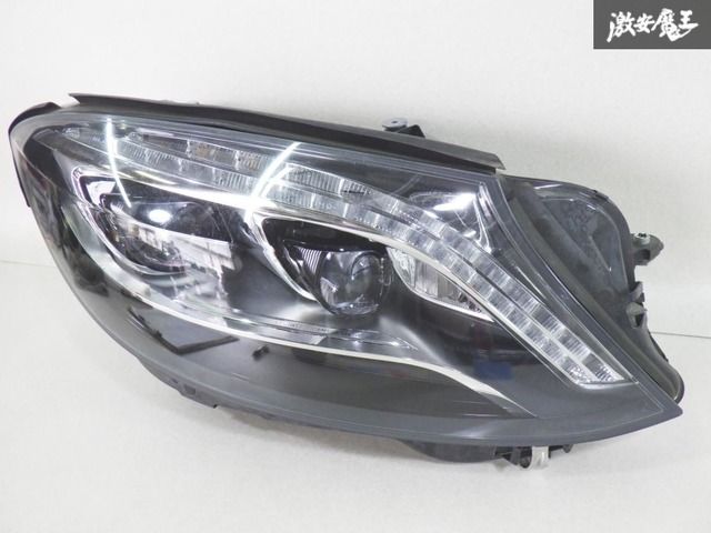 実動外し！！ メルセデスベンツ 純正 W222 Sクラス 前期 左ハンドル LED ヘッドライト ヘッドランプ 右 右側 助手席 A2229062004 棚23D