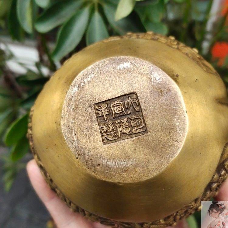 銅細工 百子桃 茶寵 装飾品 工芸品 美術品 置物 銅細工 百子桃 茶寵 装飾品 工芸品 美術品 置物 銅細工 百子