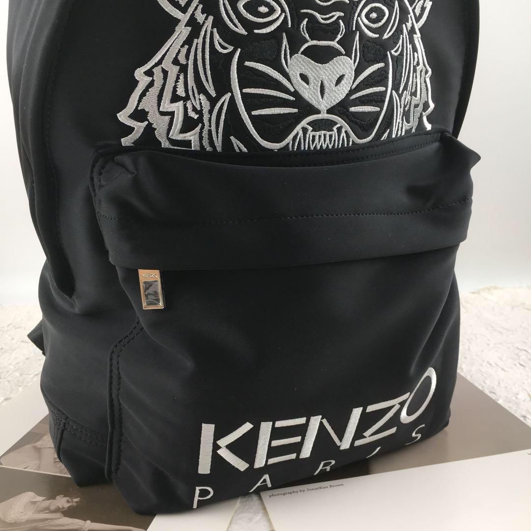 新品 KENZO リュックサック バックパック 虎 立体刺繍 ホワイト E110 R4857 - メルカリ