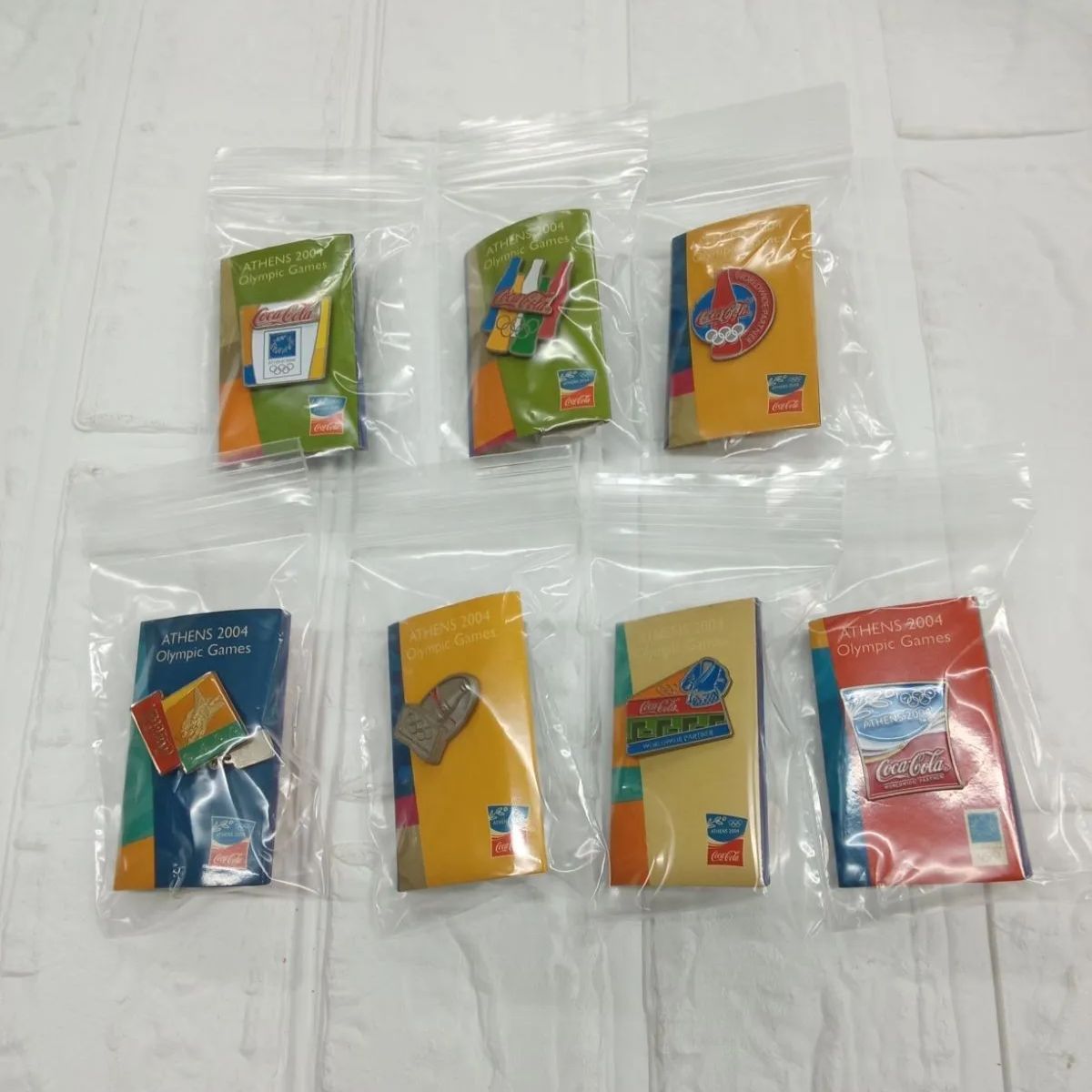 2004アテネオリンピック コカコーラ ピンバッジ 12個セット②