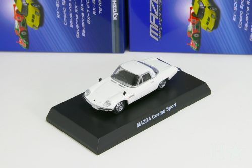 中古品＞京商 1/64 マツダ コスモスポーツ ホワイト マツダ
