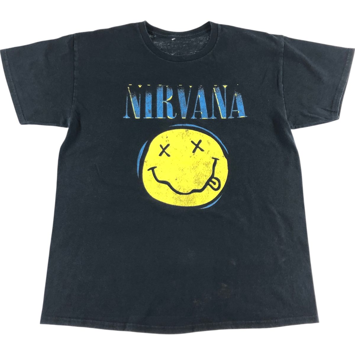 古着 NIRVANA ニルヴァーナ プリント バンドTシャツ バンT メンズL相当