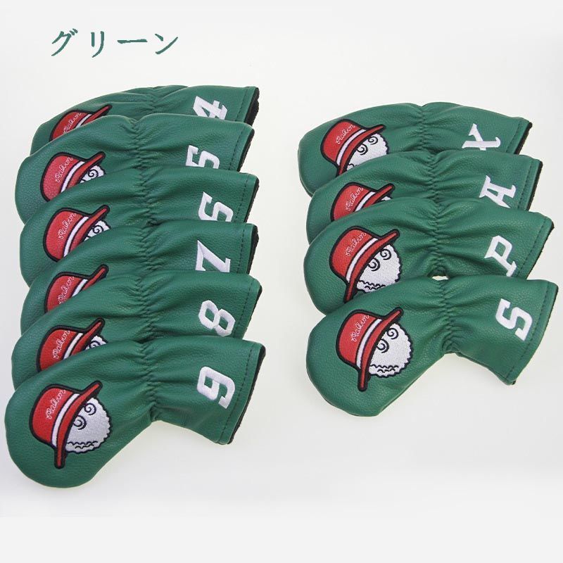 人気マルボン ゴルフ Malbon ヘッドカバー 4個セット クラブカバー