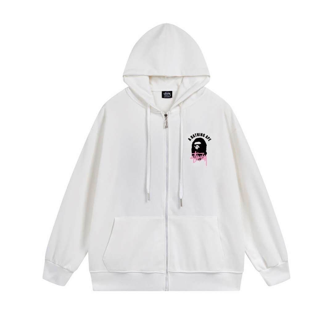 STUSSY 新品未使用タグ付き　ジップパーカー 新品未使用】2025新作Stussy ステューシー ジップパーカー 男女