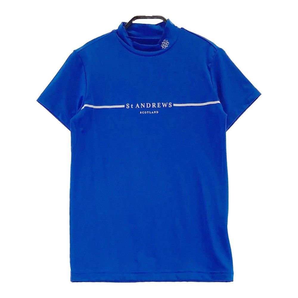 新品未使用タグ付きSt ANDREWS モックネックシャツ 青 新品未使用タグ付きSt ANDREWS モックネックシャツ 青 新品未使用タグ付き