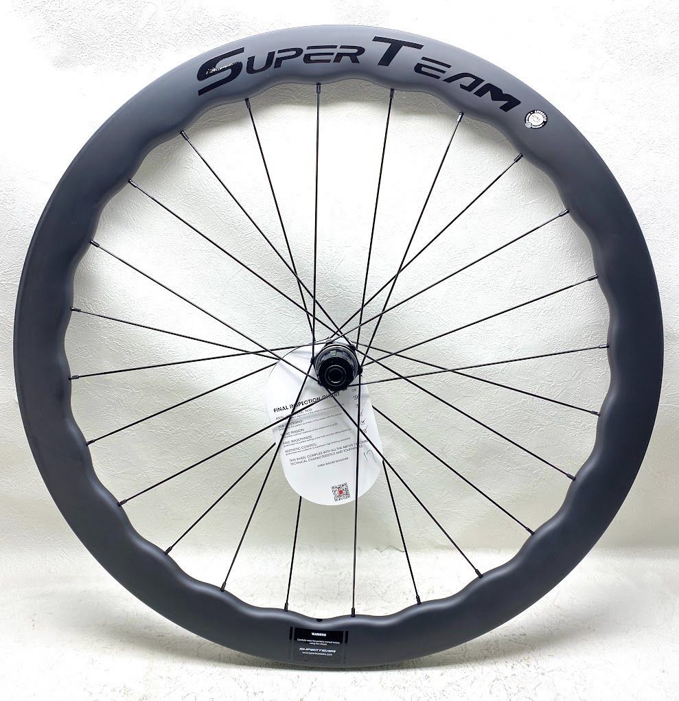SUPERTEAM 50mm チューブレス ディスク ブレーキ ロード バイク