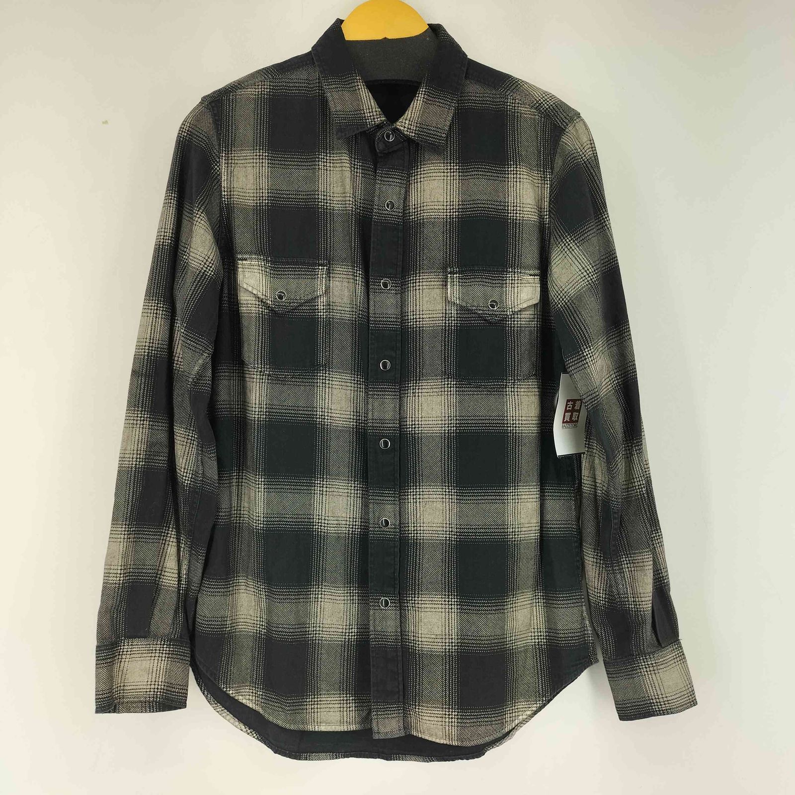 マインデニム MINEDENIM L/S オンブレチェックシャツ メンズ JPN