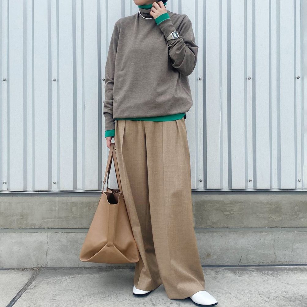 AP STUDIO (エーピーステュディオ) 22030586201030 ハイウエストワイド  