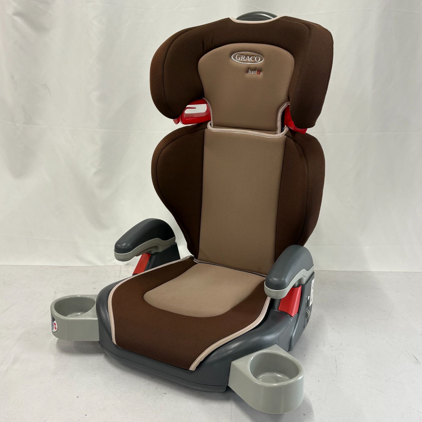 美品 GRACO グレコ ジュニアシート ジュニアプラス ブラウン 茶