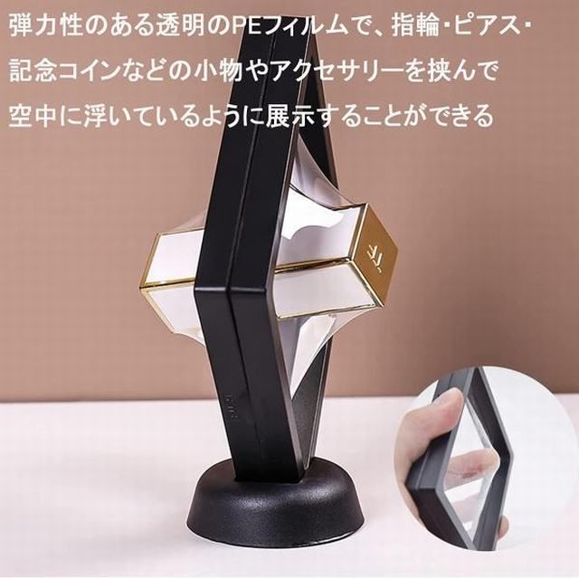 ディスプレイボックス ルースケース 14X14CM 6個セット コイン収納ボックス ディスプレイ 3d 透明 缶バッジ収納 台座付き  ディスプレイホルダー フィギュア防塵 - メルカリ